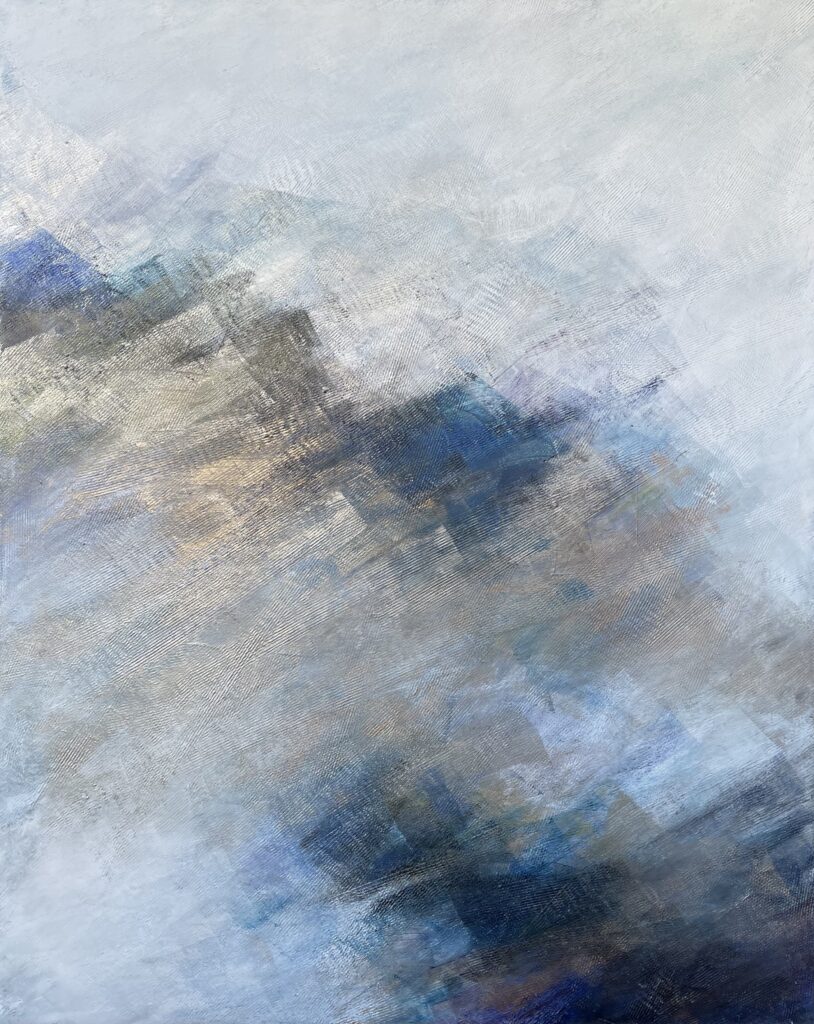 LANDSCAPE OF THE SOUL I. PAISAJE DEL ALMA I- AVAILABLE. DISPONIBLE Acrylic. mixed media on canvas 80x100 cm + INFO: info@sarasepulveda.com